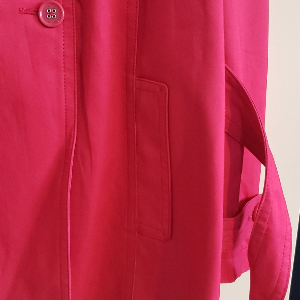 NWT short trench coat XL - Picture 3 of 8